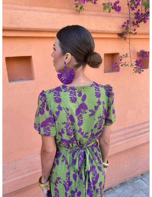 ALVA | Emerald Bloom Dress