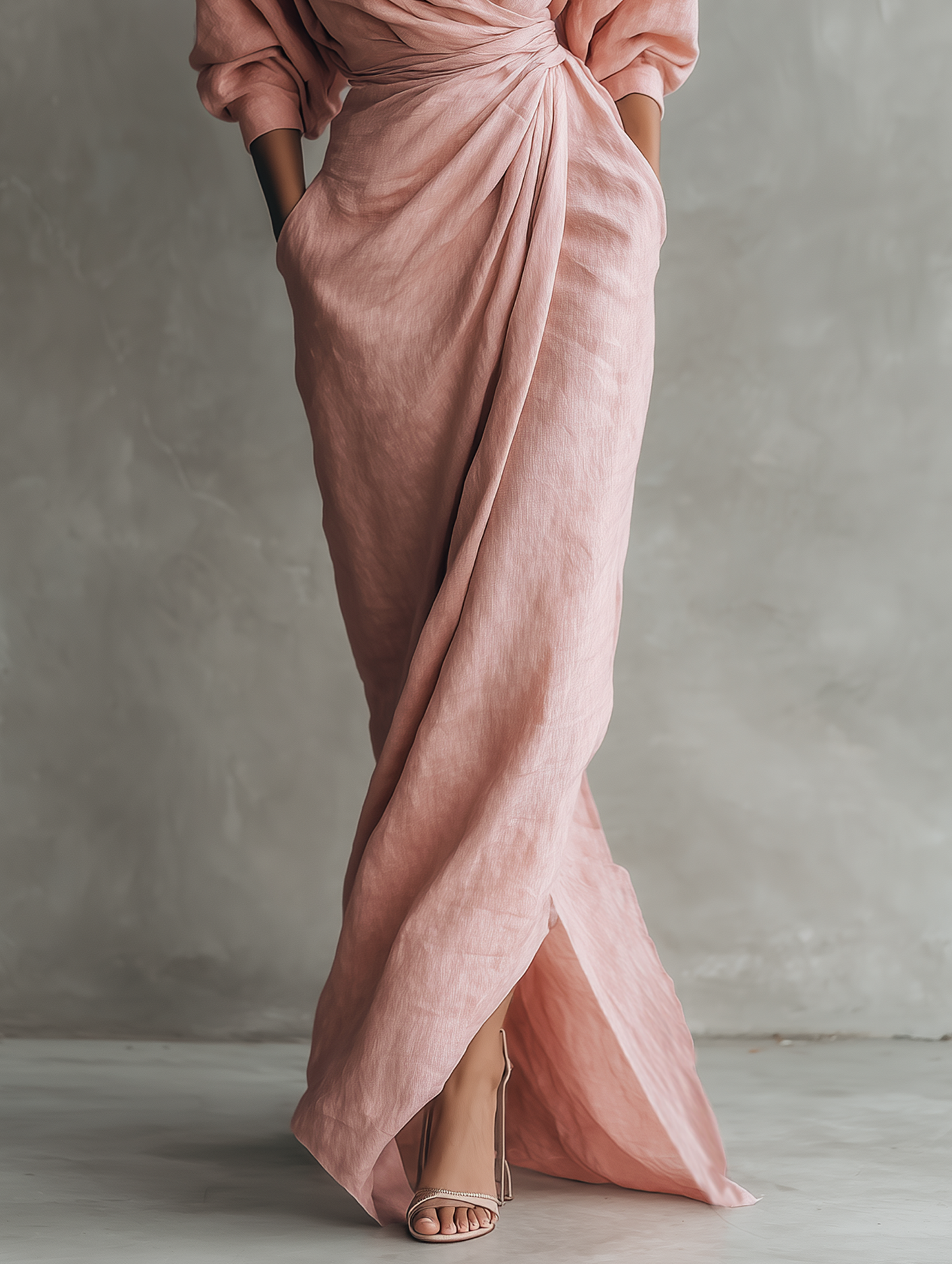 ALVA™ | V-Neck Maxi Dress