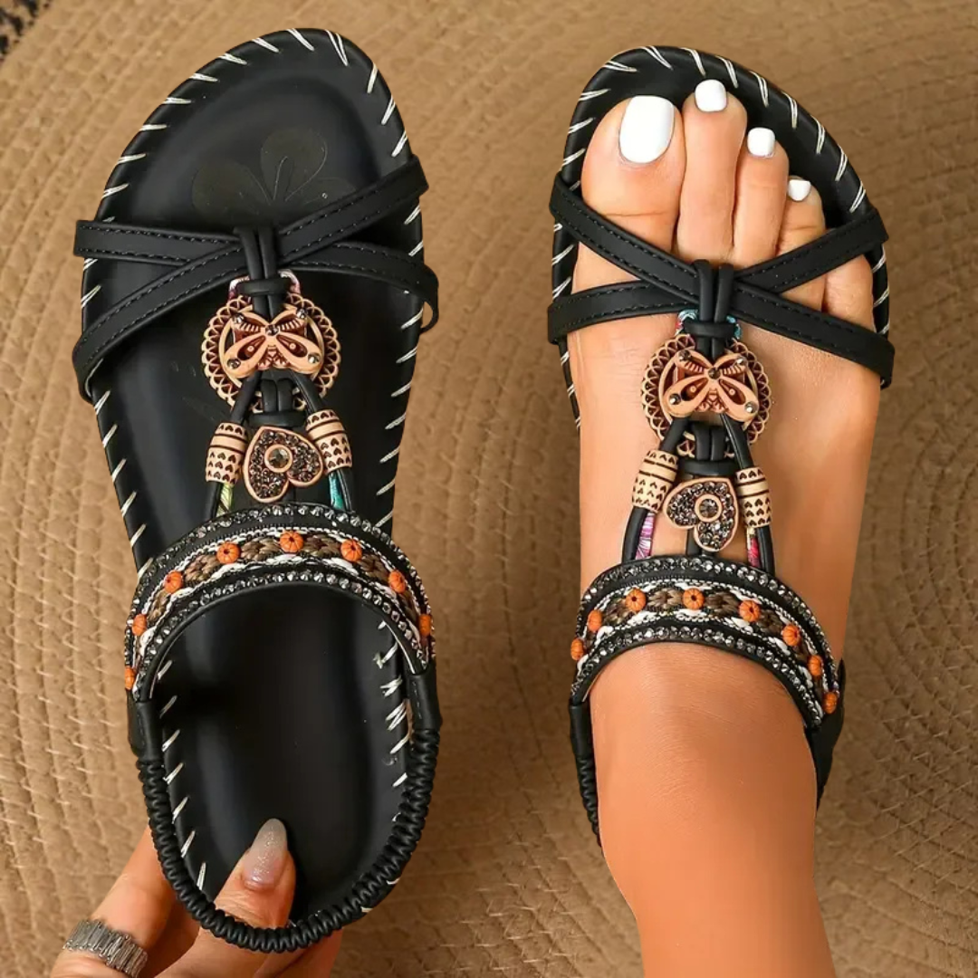 ALVA™ | Aura Beaded Sandals