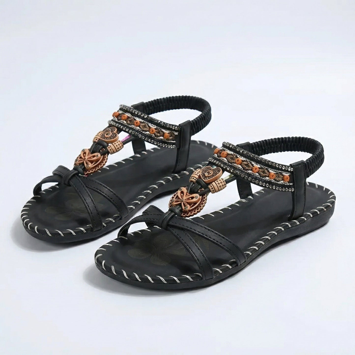 ALVA™ | Aura Beaded Sandals